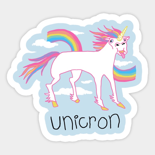 Unicron Sticker by Hillary White Rabbit